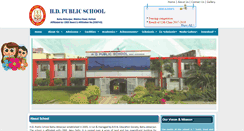 Desktop Screenshot of hdpsbahu.com